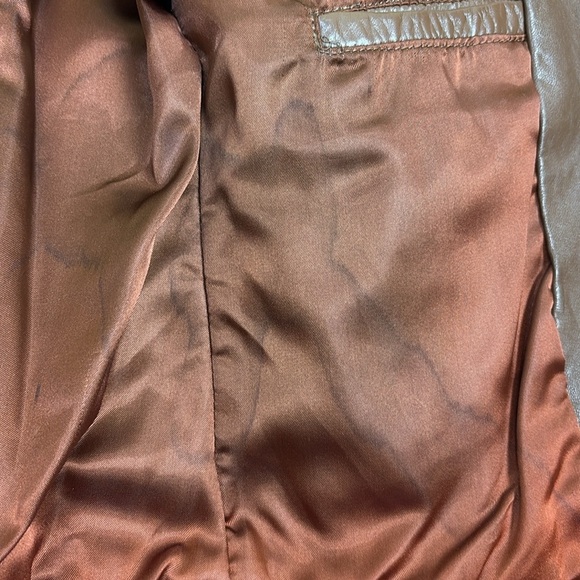 VINTAGE 70s Porsha by Winer 100% Top Grain Brown Leather Jacket - Picture 12 of 12